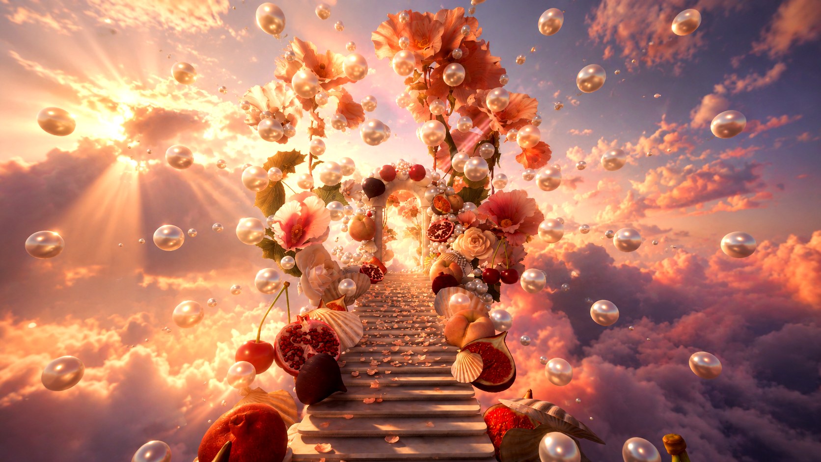 The stairway of pearls — Act III in-world